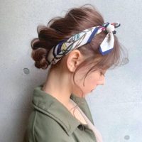 バンダナヘアアレンジのおしゃれな巻き方は？こなれた使い方をマスターしよう♪