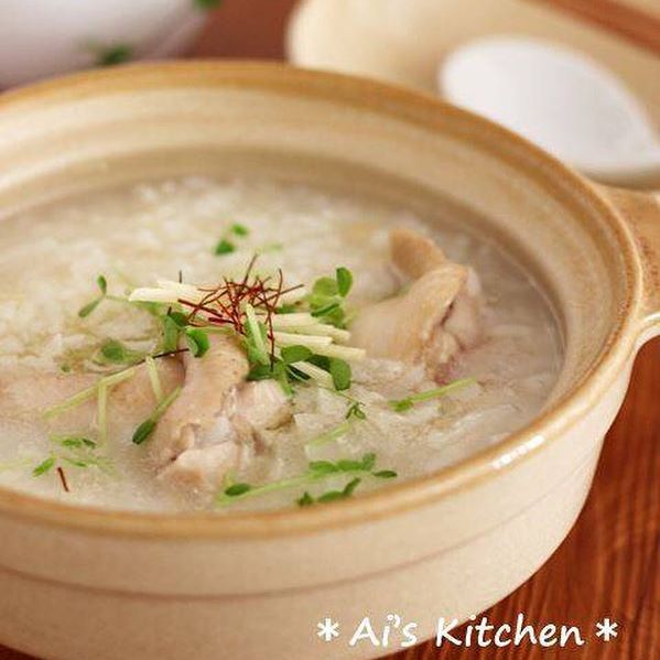 風邪の時に食べたい食事！参鶏湯風鶏雑炊