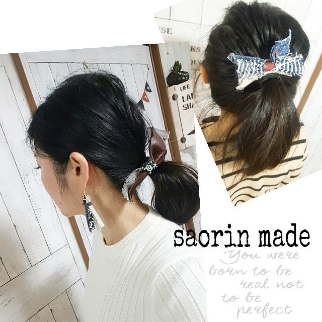 ヘアゴムDIY21