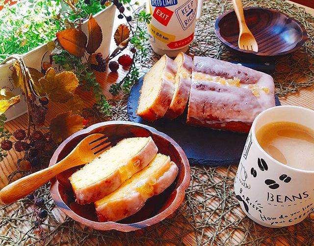 ホットケーキミックスで手作りレモンケーキ