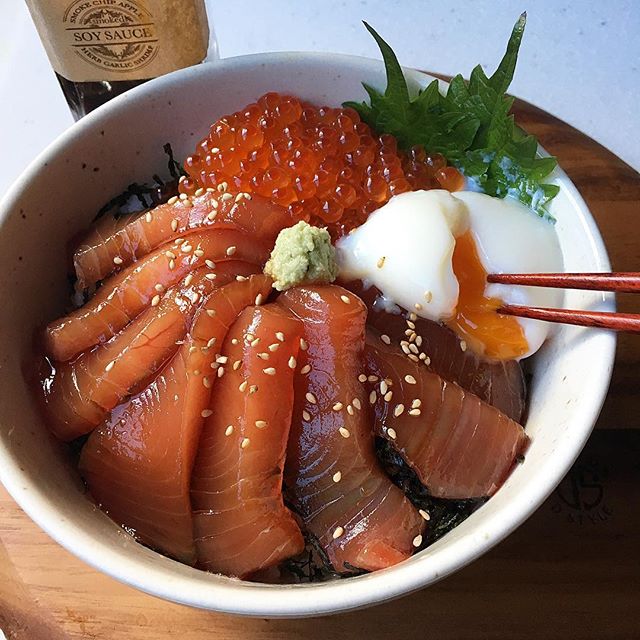 保存ができる！燻製醤油の漬け丼