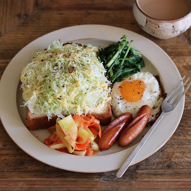 一度は作りたい美味しいキャベツトースト