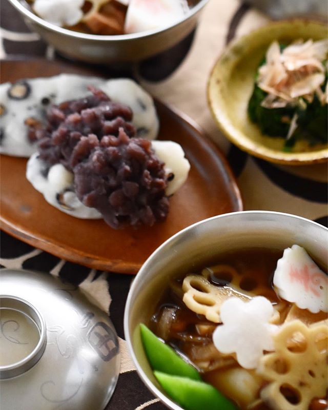 シンプルな美味しさ！簡単な豆餅の粒あんのせ