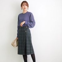 冬に合う《チェックスカート》の着こなし術とは？大人女性におすすめのスタイル