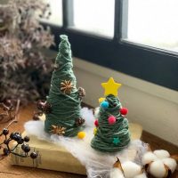 【連載】子供とおうちで作れる★毛糸で簡単手作りクリスマスツリー