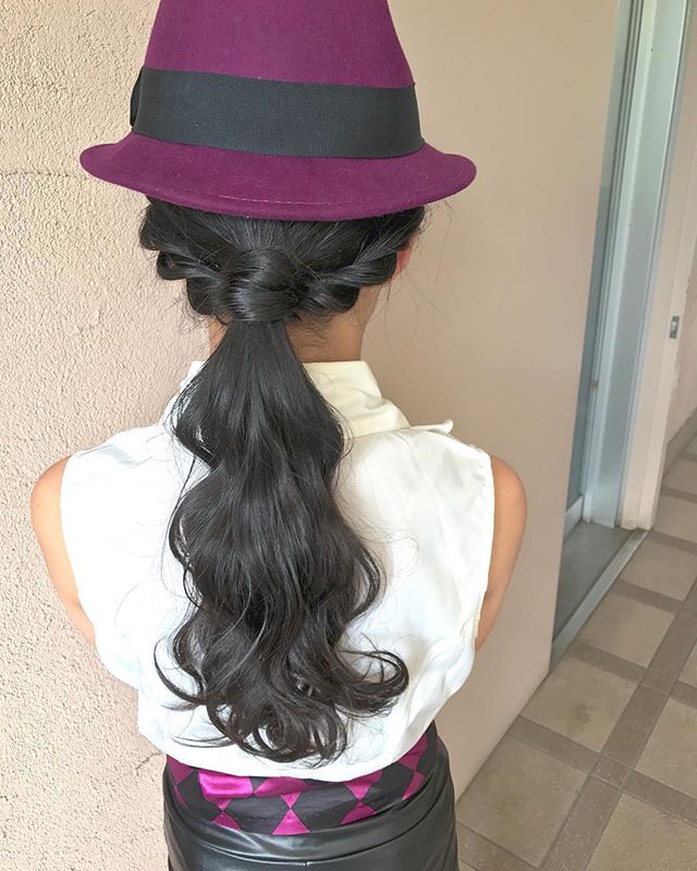 ハットに合う簡単ヘアアレンジ8