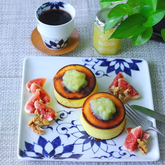 糖分補給に！厚焼きホットケーキ