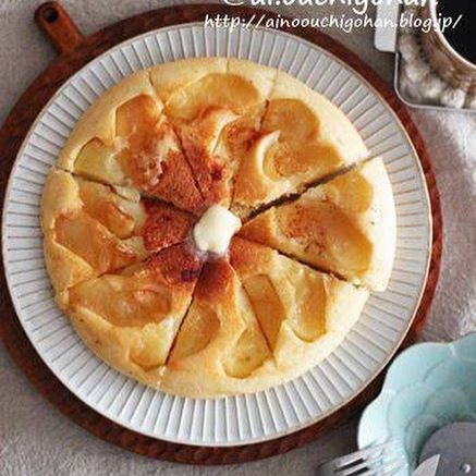 ホットケーキミックスで作る簡単りんごケーキ