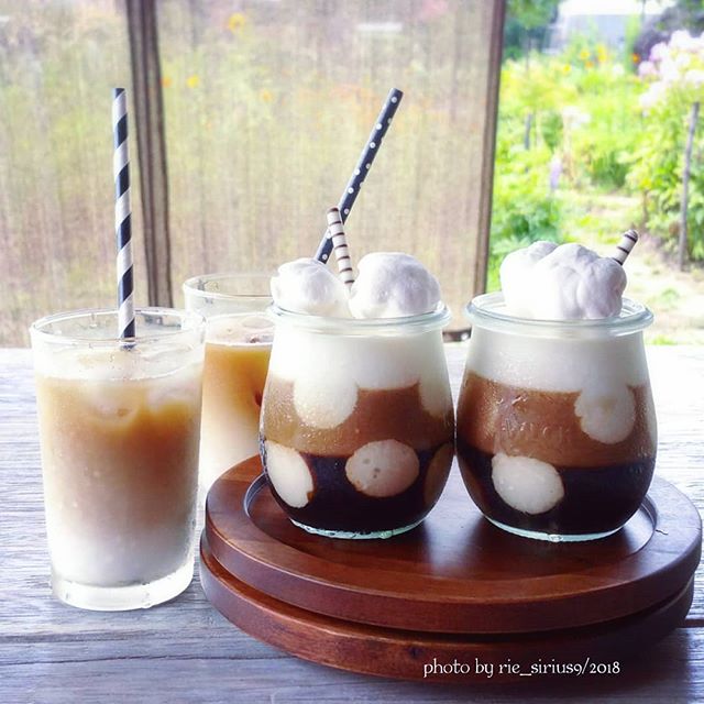 おしゃれレシピ！水玉コーヒーゼリー