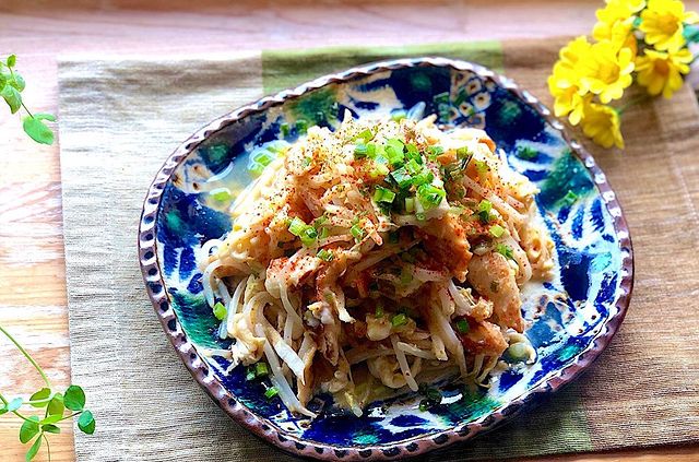 絶品！切り干し大根ともやしの味噌たま炒め