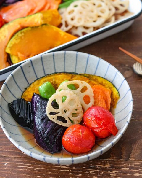 献立にあると嬉しい！野菜の揚げ浸し