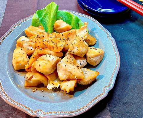 簡単！鶏胸肉とレンコンの蜂蜜醤油炒め