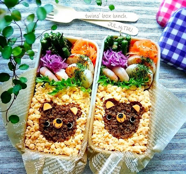 クマのキャラ弁レシピで子供が喜ぶお弁当