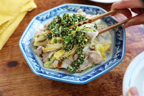 食欲そそる豚バラ白菜の重ね蒸し