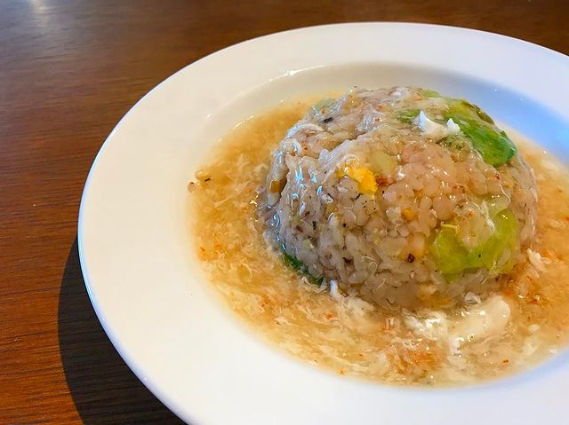 とろり美味しいカニあんかけチャーハン