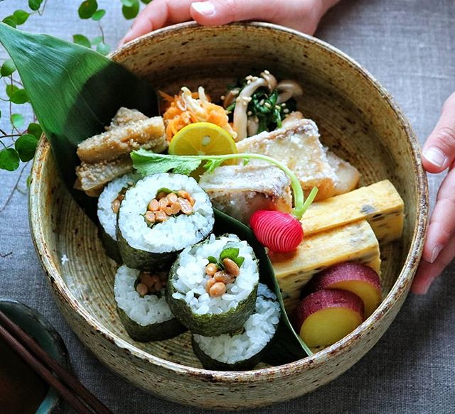 朝に食べたい納豆巻き