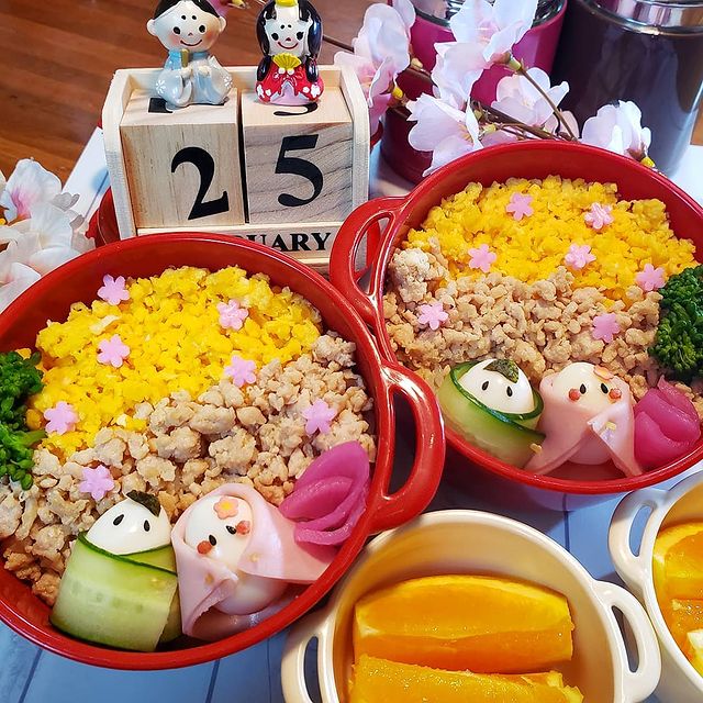 女の子が喜ぶイベントレシピのひな祭り弁当