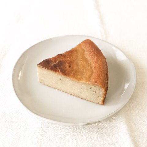 バナナとカシューナッツのチーズケーキ