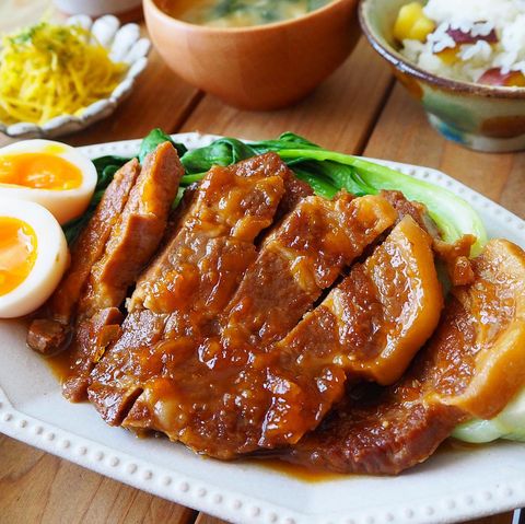 炊飯器で簡単！豚肩ロースのマーマレード煮