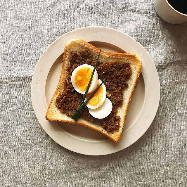 パンにも合う♪キーマカレートーストレシピ