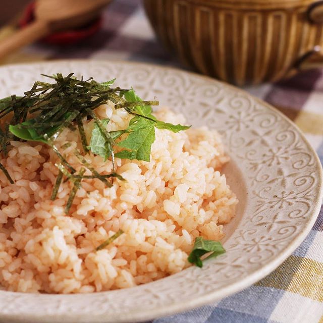 レンジで洋風レシピ！時短たらこピラフ