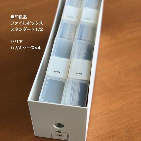 無印良品×セリアのアイテムで収納