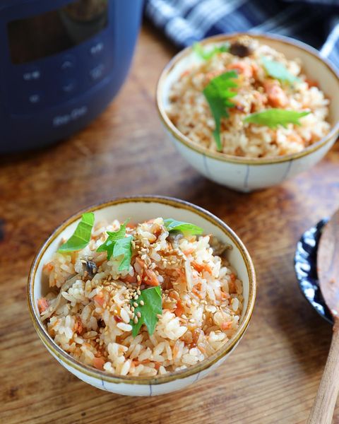 鮭のバター醤油ご飯