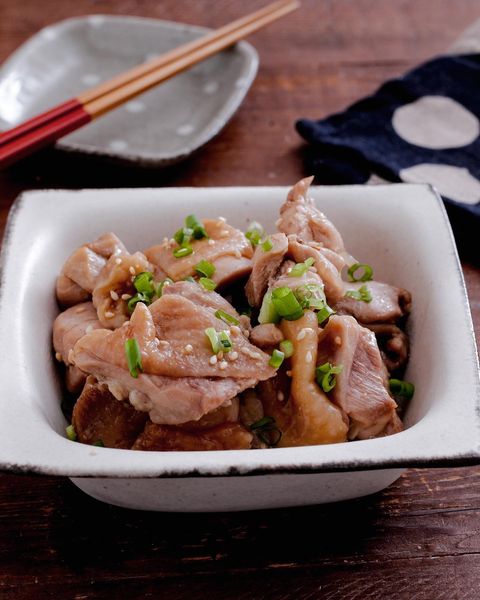 レンジで簡単レシピ！鶏肉のめんぽん蒸し