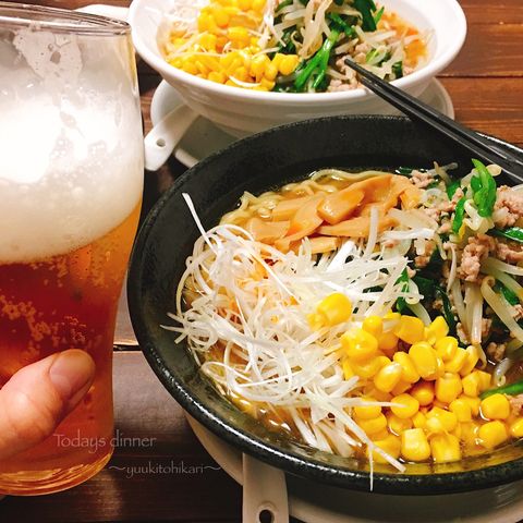 のせ野菜で大量消費♪ニラ味噌ラーメンレシピ