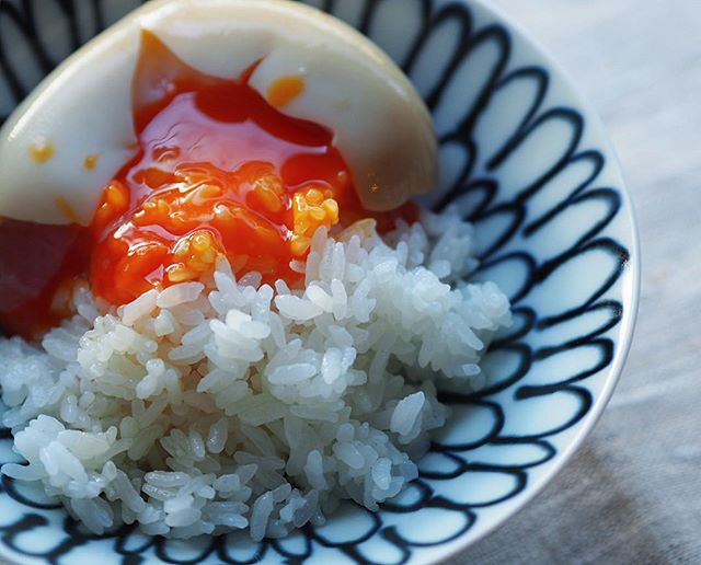 半熟ゆでたまごで卵かけご飯