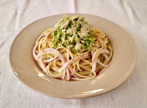 食物繊維増し！キャベツの三杯酢パスタレシピ