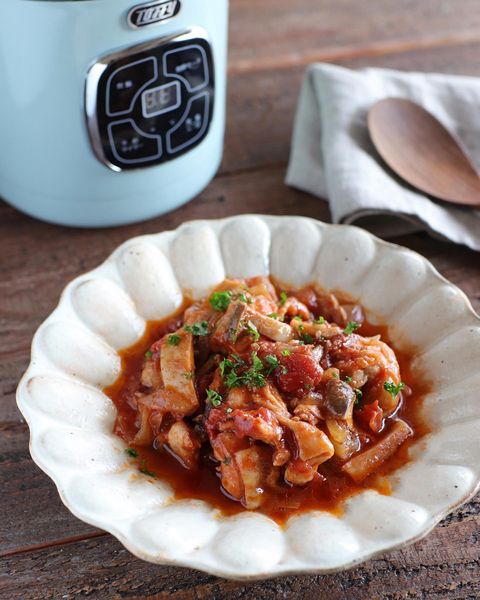 おしゃれおかず♡チキンのトマト煮レシピ