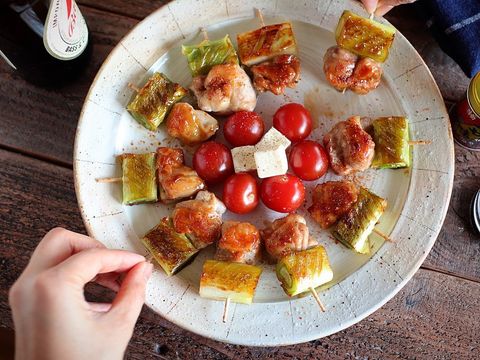 定番メニューを子供用に！ミニ焼き鳥レシピ