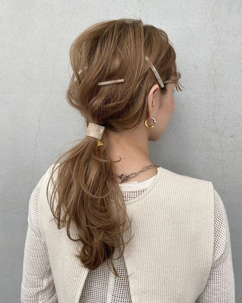 大人向けゆるふわヘアアレンジ13