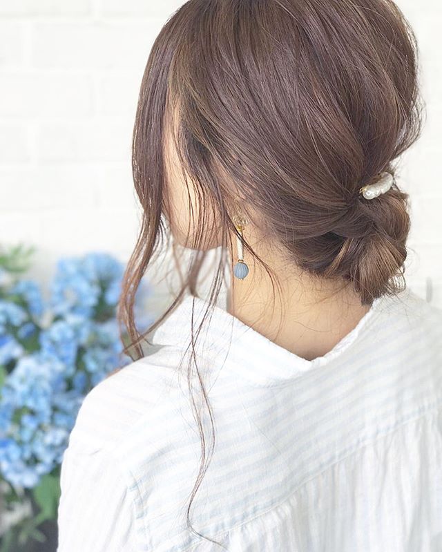 大人女性に人気！ゆるアップヘアアレンジ