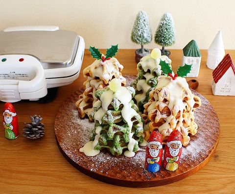 ヘルシー焼き菓子！野菜と豆腐のワッフル