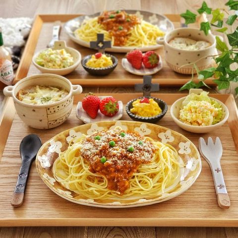 ミートソースパスタ