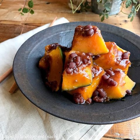 ヘルシー♪かぼちゃと小豆のいとこ煮レシピ