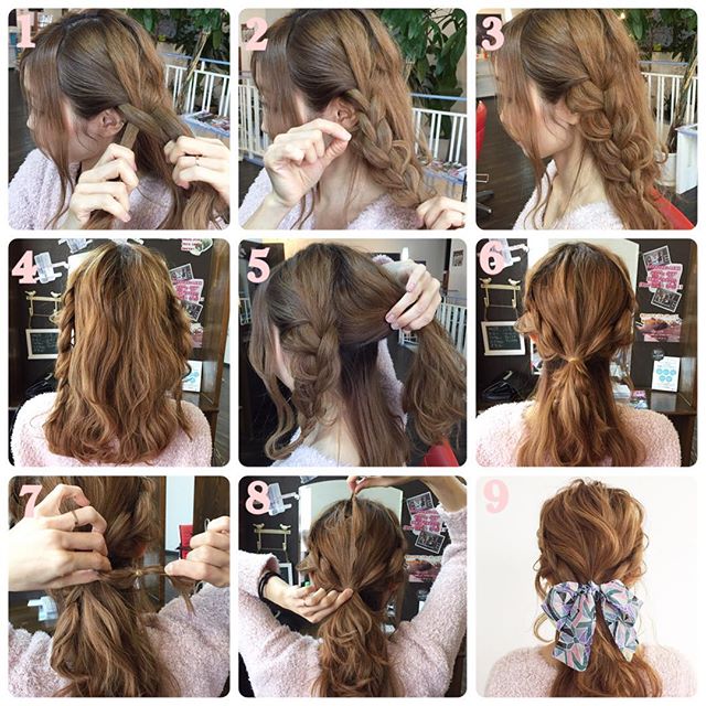 大人モテ抜群！編み下ろしヘアアレンジ