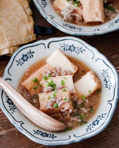 そぼろ煮物あんかけ