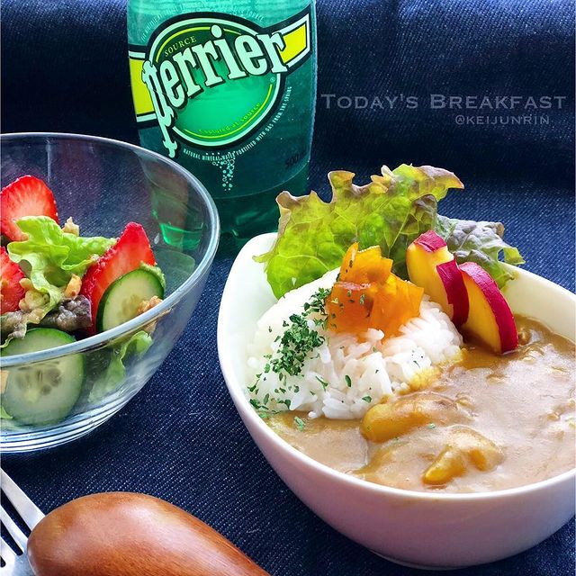 残り物で簡単朝ごはん！朝カレー