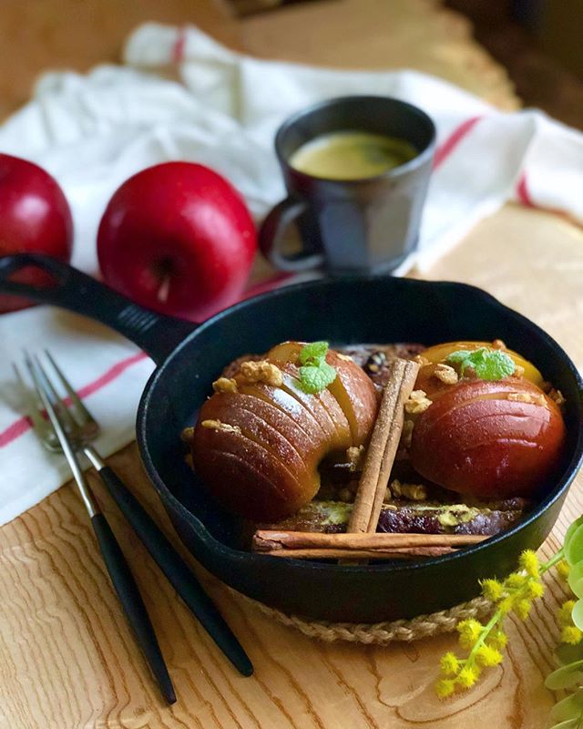 バーベキューでおしゃれに焼きリンゴ