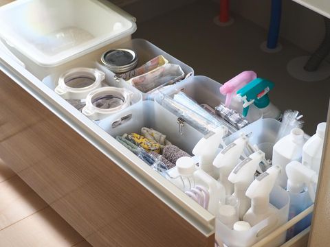 掃除道具が使いやすい無印良品収納
