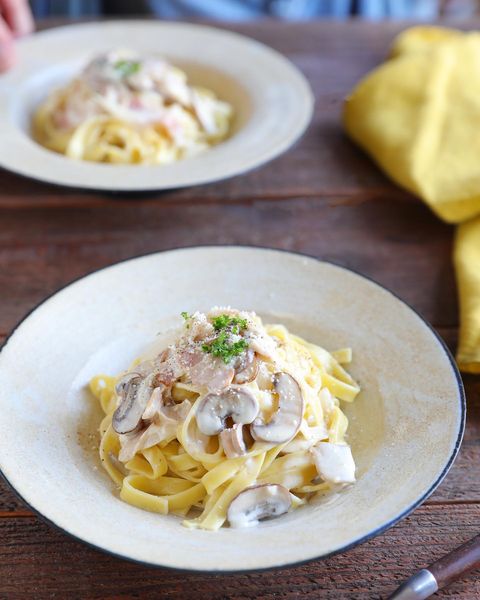 秋の風味♪きのこのクリームパスタレシピ