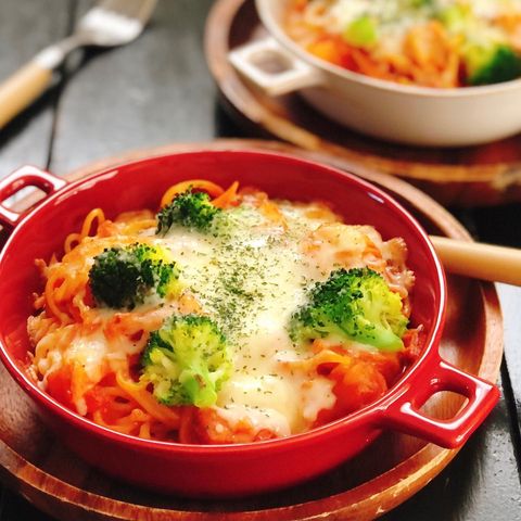 人気料理を一緒に♪スパゲティグラタンレシピ