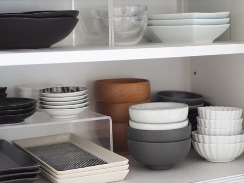 食器棚をより便利に使える無印良品収納