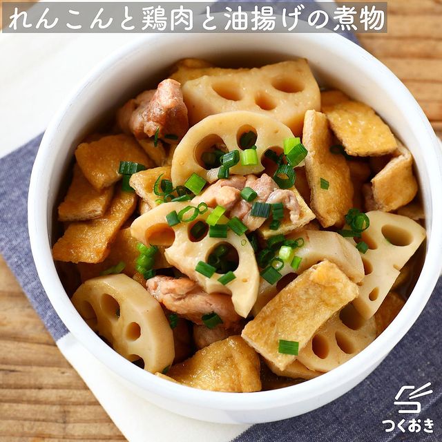 れんこんと鶏肉の煮物