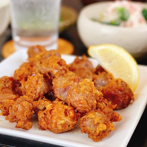 観戦中に食べたい砂肝のカレー唐揚げ