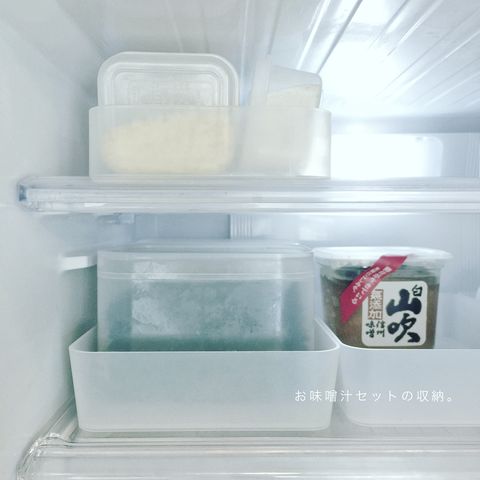 無印のメイクボックスで乾物調味料収納