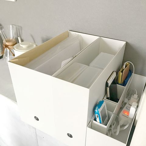 動作の流れに合わせて使える無印良品収納